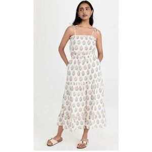 Meadows Boston Block Print Floral Linen UK‎ 10 / US 6